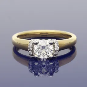 18ct Yellow Gold 0.81ct Certificated Diamond Engagement Ring 18ct Yellow Gold 0.81ct Certificated Diamond Engagement Ring