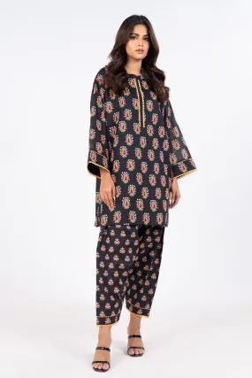 2 Pc Printed Lawn Suit With Cambric Trouser 2 Pc Printed Lawn Suit With Cambric Trouser