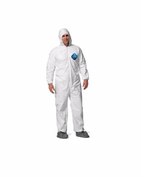 (25/Case) Dupont TYVEK Protective Coveralls Attached Hood & Tyvek FC Friction Boots & Elastic Wrists (25/Case) Dupont TYVEK Protective Coveralls Attached Hood & Tyvek FC Friction Boots & Elastic Wrists