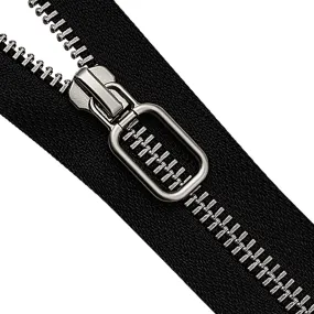 #5 Fancy Premium Matte Silver SBS Zipper for Jackets #5 Fancy Premium Matte Silver SBS Zipper for Jackets