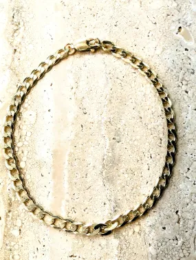 9ct Yellow Gold Metric Curb Bracelet 9ct Yellow Gold Metric Curb Bracelet