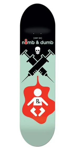 Alien Workshop By Any Means Prescription Skateboard Deck - Black/Seafoam Green - 8.375 Alien Workshop By Any Means Prescription Skateboard Deck - Black/Seafoam Green - 8.375