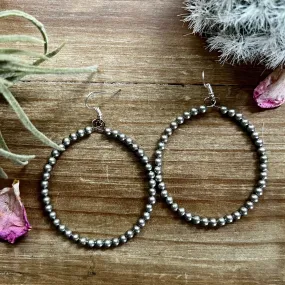 All silver hoop All silver hoop