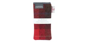 Amy Britton Highland Harris Tweed Red Plaid Soft Case Amy Britton Highland Harris Tweed Red Plaid Soft Case