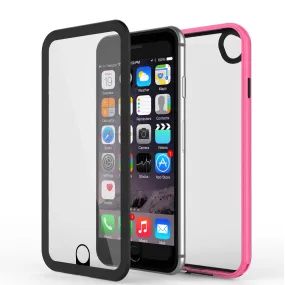 Apple iPhone 8 Waterproof Case, PUNKcase CRYSTAL 2.0 Pink W/ Attached Screen Protector  | Warranty Apple iPhone 8 Waterproof Case, PUNKcase CRYSTAL 2.0 Pink W/ Attached Screen Protector  | Warranty