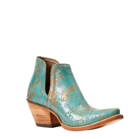 Ariat Ladies Dixon Turquoise Patina Western Boots 10040292 Ariat Ladies Dixon Turquoise Patina Western Boots 10040292