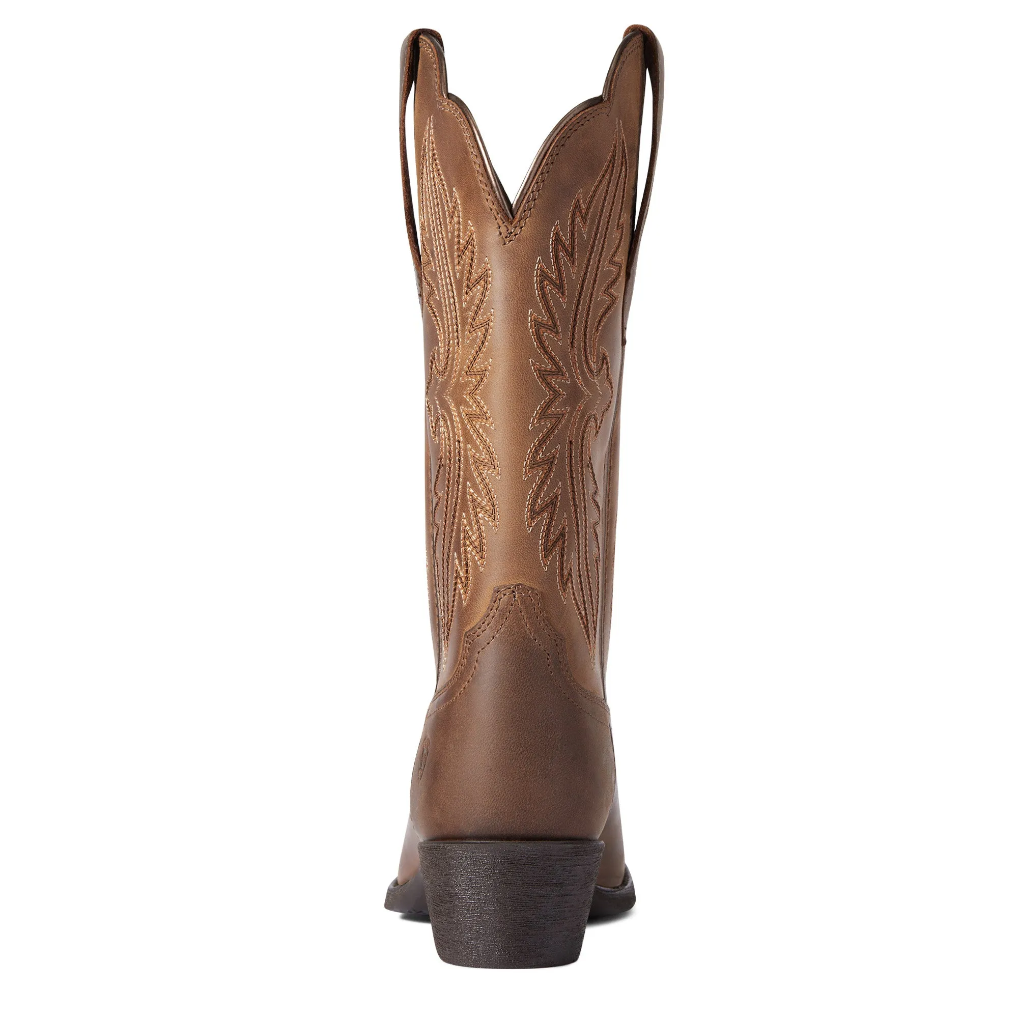 Ariat Ladies Heritage Distressed Brown R Toe Stretchfit Boots 10038380