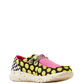 Ariat Ladies Hilo All Smiles Hot Pink Slip On Shoes 10050924 Ariat Ladies Hilo All Smiles Hot Pink Slip On Shoes 10050924