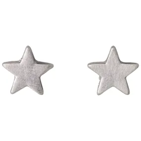 AVA recycled star earrings silver-plated AVA recycled star earrings silver-plated