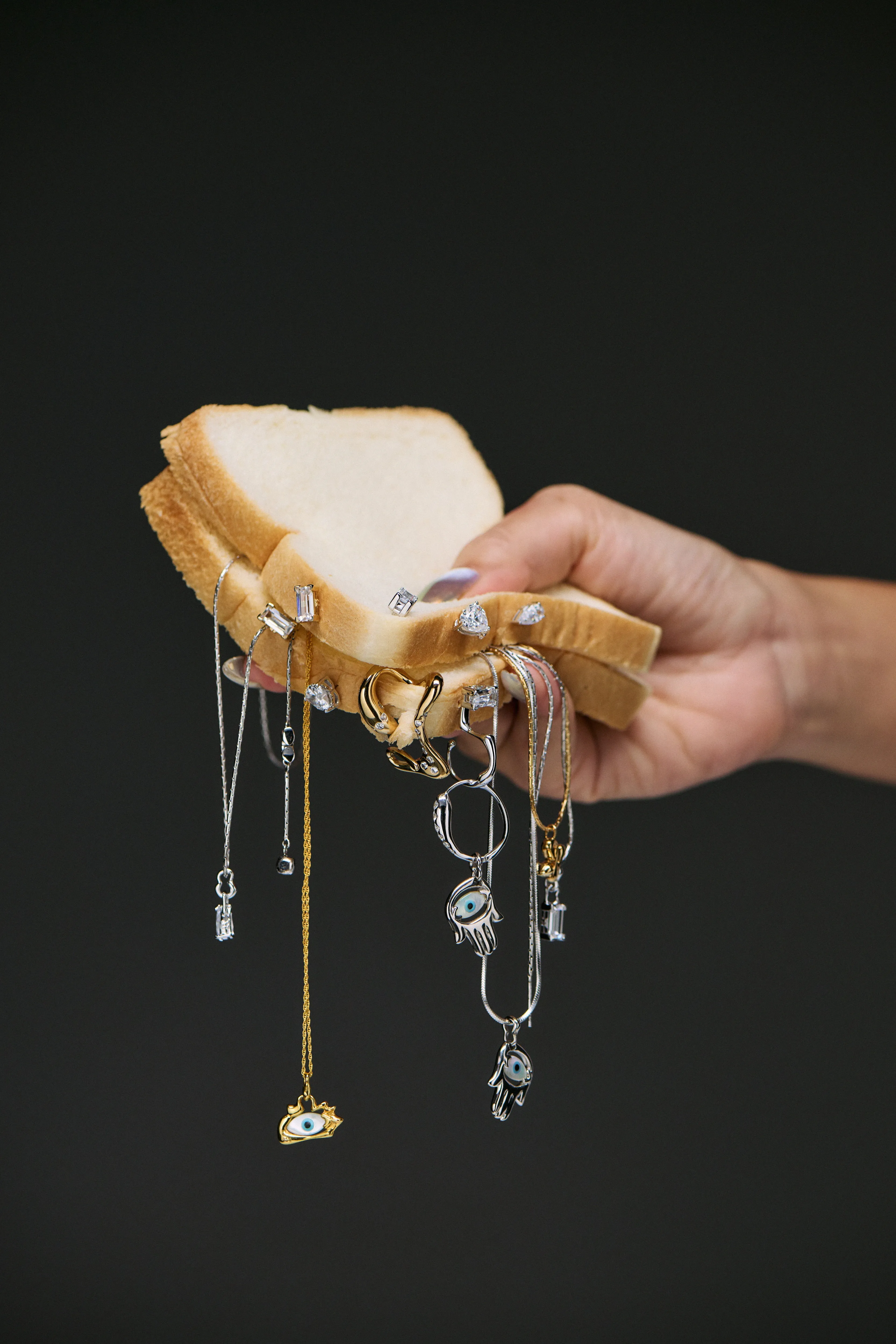 Baguette Pendant - Gold
