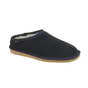 Becky Navy Suede Slippers Becky Navy Suede Slippers