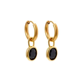 Bella Earrings - Onyx Bella Earrings - Onyx