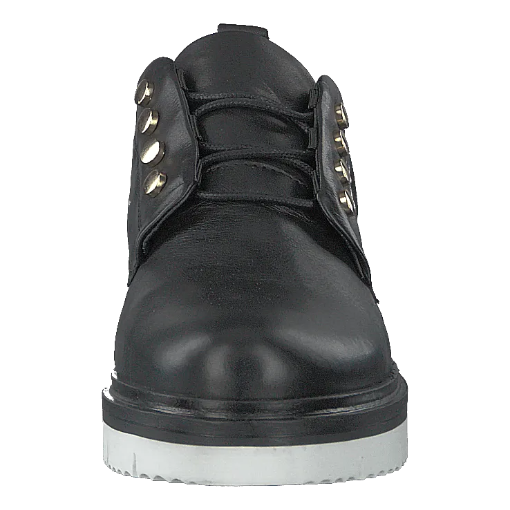 Biastella Leather Laced Shoe Black