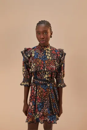 Black Jujus Garden Mini Dress Black Jujus Garden Mini Dress