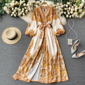 Boho Floral Dress, Bohemian Summer Dress For Women Boho Floral Dress, Bohemian Summer Dress For Women