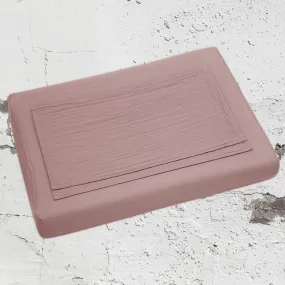 Changing Pad Fitted Cover - DS Double Saloo - S007 Dusty Pink Changing Pad Fitted Cover - DS Double Saloo - S007 Dusty Pink