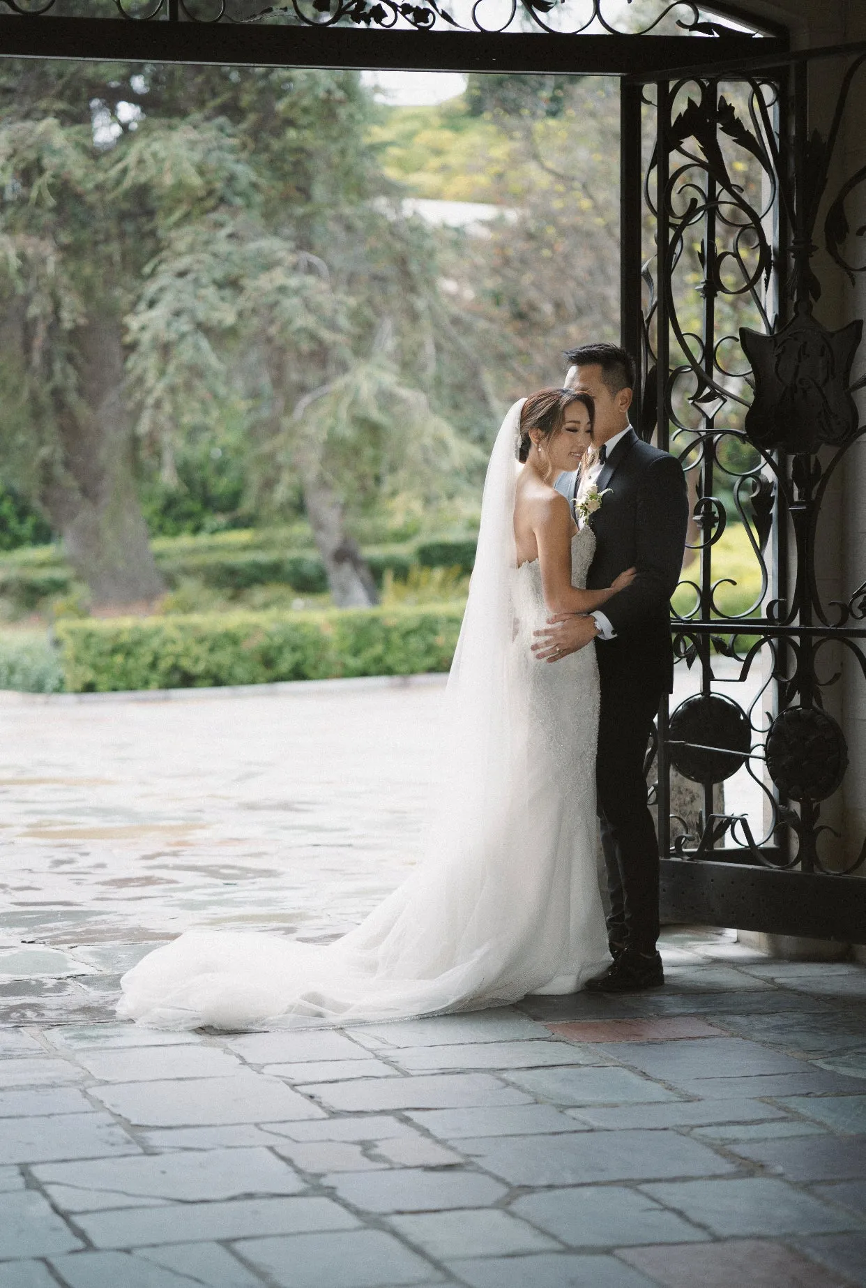 CHARLOTTE Beaded Edge Ultra Long Royal Cathedral 1 Layer Wedding Veil