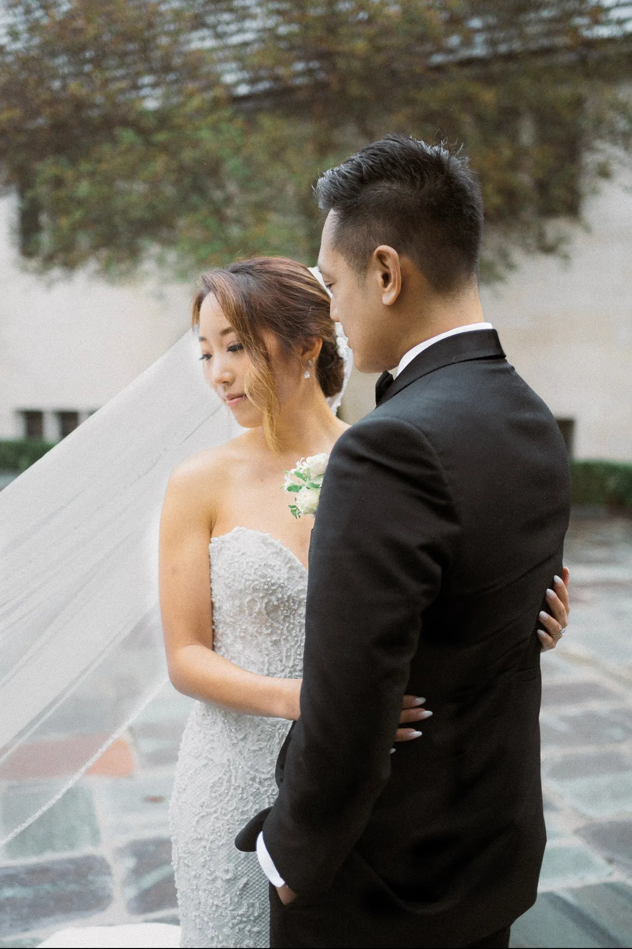 CHARLOTTE Beaded Edge Ultra Long Royal Cathedral 1 Layer Wedding Veil