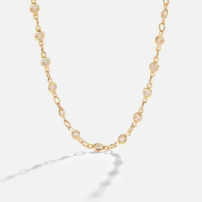 Clara Crystal Chain Necklace Clara Crystal Chain Necklace