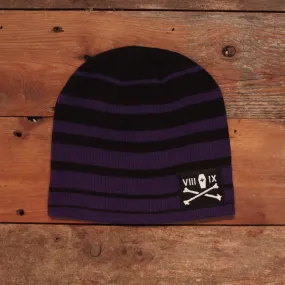 Classic Bones Skully Beanie Purple Classic Bones Skully Beanie Purple