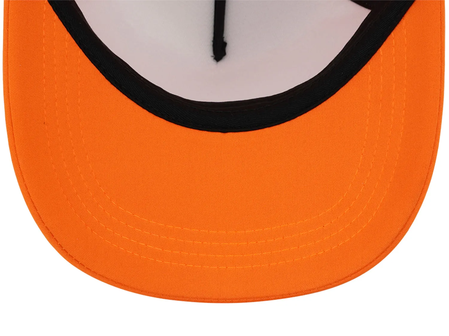 Crowns By Lids Screen Foam Trucker Cap - White/Neon Orange