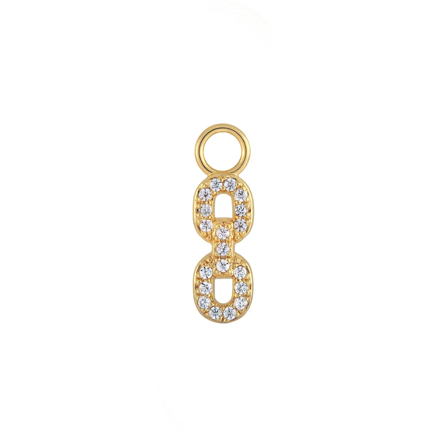 Cuban Chain Pave Charm