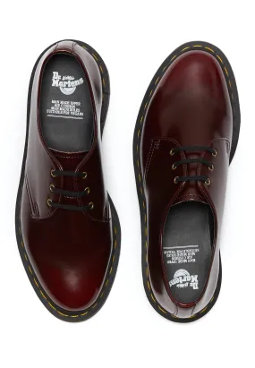 Dr. Martens - Vegan 1461 Cherry Red Oxford Rub Off - Shoes Dr. Martens - Vegan 1461 Cherry Red Oxford Rub Off - Shoes