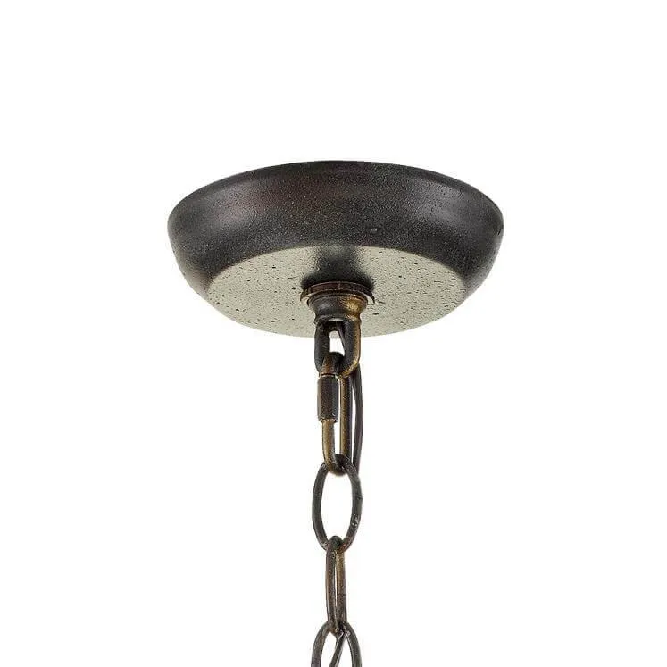 Draped Cream Beaded Empire Chandelier