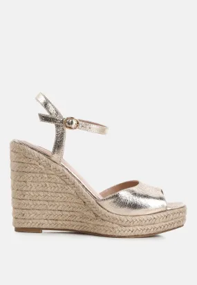 Emma Ankle Strap Espadrille Wedges Heel Sandal Emma Ankle Strap Espadrille Wedges Heel Sandal