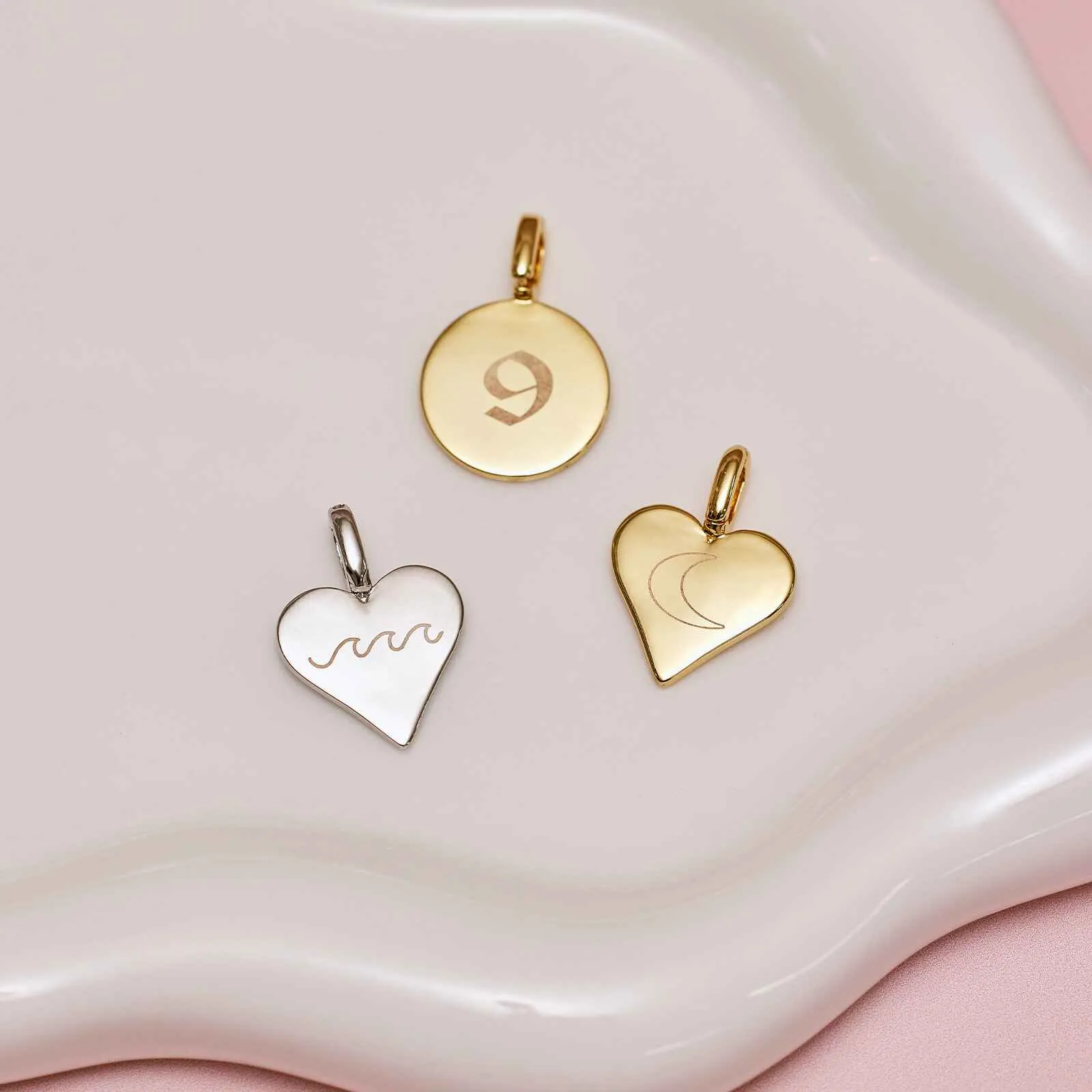 Engravable Coin Harper Charm