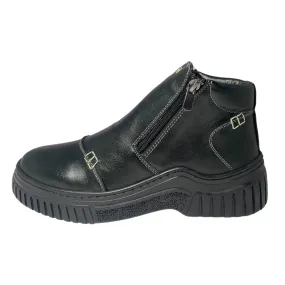 Eric Nurnberg Jade Black Leather Boot (Women's) Eric Nurnberg Jade Black Leather Boot (Women's)