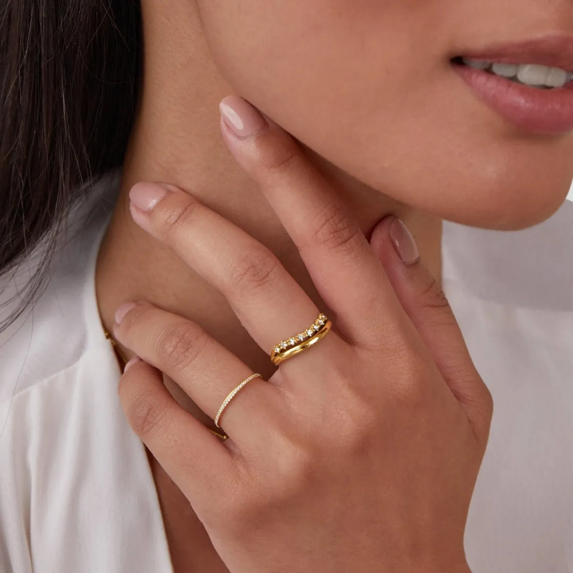 Eternity 18K Crystal Ring