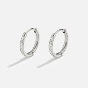 Eternity Hoop Earrings Eternity Hoop Earrings