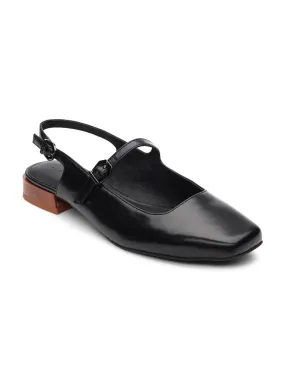 Everly Slingback Flat Black Everly Slingback Flat Black