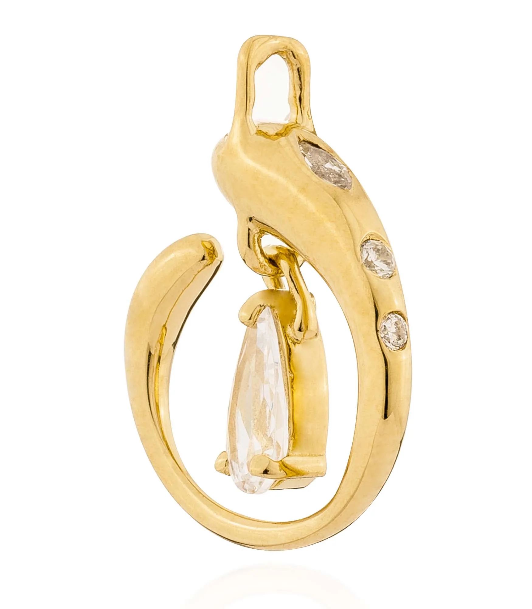 Evil Eye Amulet Charm - Gold