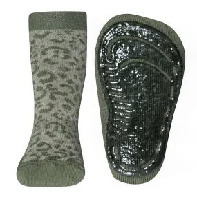 Ewers Leopard Army Green Anti Slip Socks 德國軍綠豹紋嬰兒防滑襪(12-18m/18-24m) Ewers Leopard Army Green Anti Slip Socks 德國軍綠豹紋嬰兒防滑襪(12-18m/18-24m)