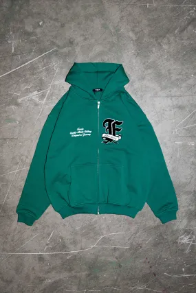 F FROTTEE FOREST GREEN FRONTZIP F FROTTEE FOREST GREEN FRONTZIP