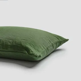 Forest Green 100% Linen Pillowcases (Pair) Forest Green 100% Linen Pillowcases (Pair)