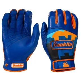 Franklin  MLB Pro Classic Adult Francisco Lindor NY Skyline Batting Gloves Franklin  MLB Pro Classic Adult Francisco Lindor NY Skyline Batting Gloves