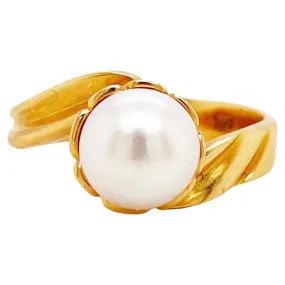 Genuine Cultured Pearl Estate Ring Genuine Cultured Pearl Estate Ring