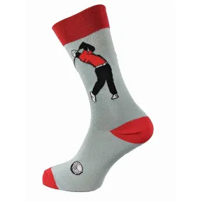 Grey Golfer Bamboo Socks Grey Golfer Bamboo Socks