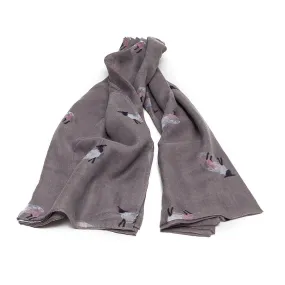 Grey Watercolour Sheep Scarf Grey Watercolour Sheep Scarf