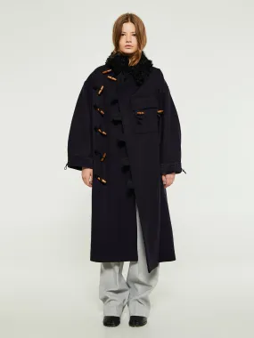 Hainsworth Wool Officer Coat in Navy Hainsworth Wool Officer Coat in Navy