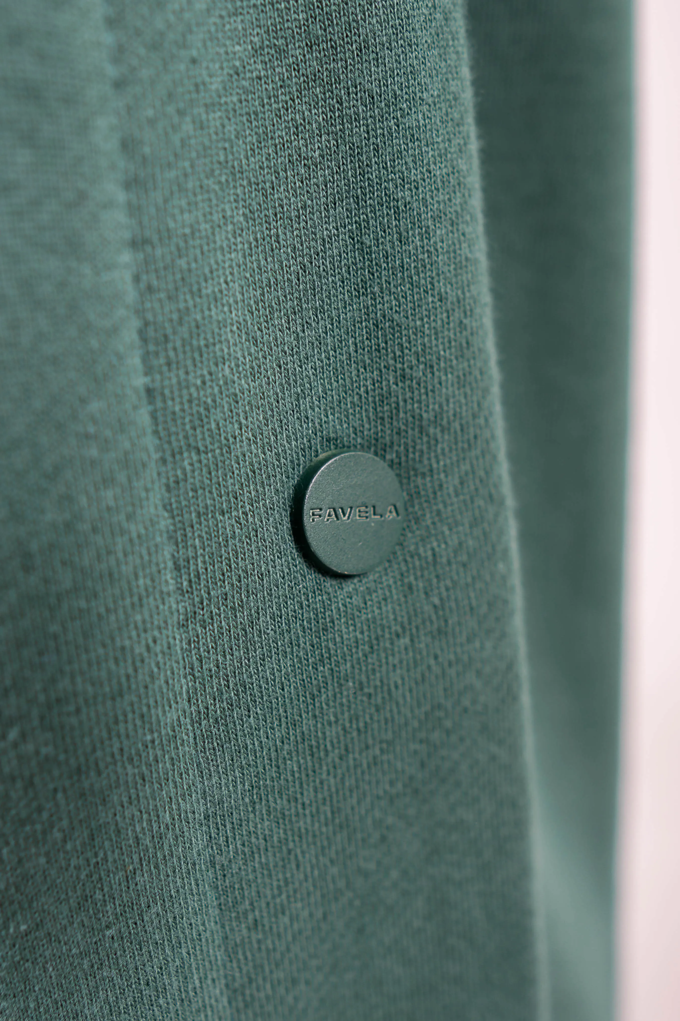 HUNTER GREEN SNAP BUTTON JOGGER