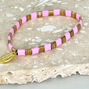 Ibiza Bracelet - Luxe Gold and Pink