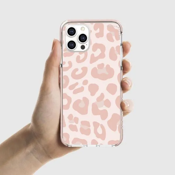 iPhone Case - Strawberry Pink Cow Print
