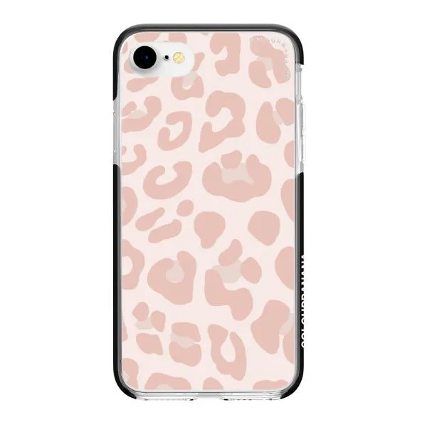iPhone Case - Strawberry Pink Cow Print