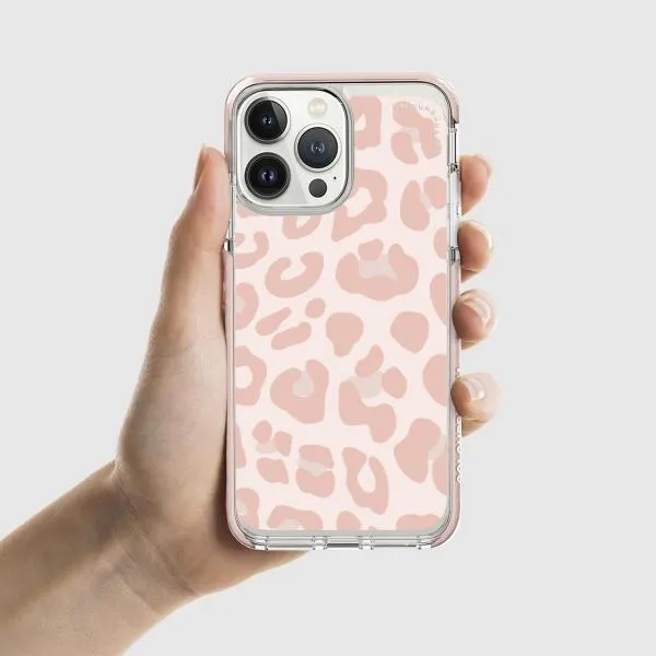 iPhone Case - Strawberry Pink Cow Print