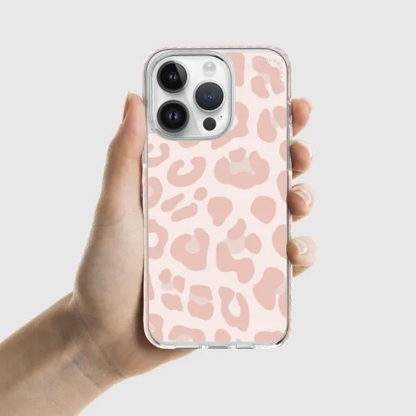 iPhone Case - Strawberry Pink Cow Print