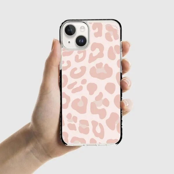 iPhone Case - Strawberry Pink Cow Print